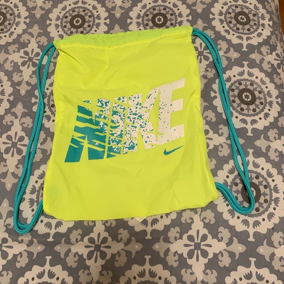 Nike Handbags - New Never used. Neon NIKE Drawstring bag Nike Handbags - New Never used. Neon NIKE Drawstring bag